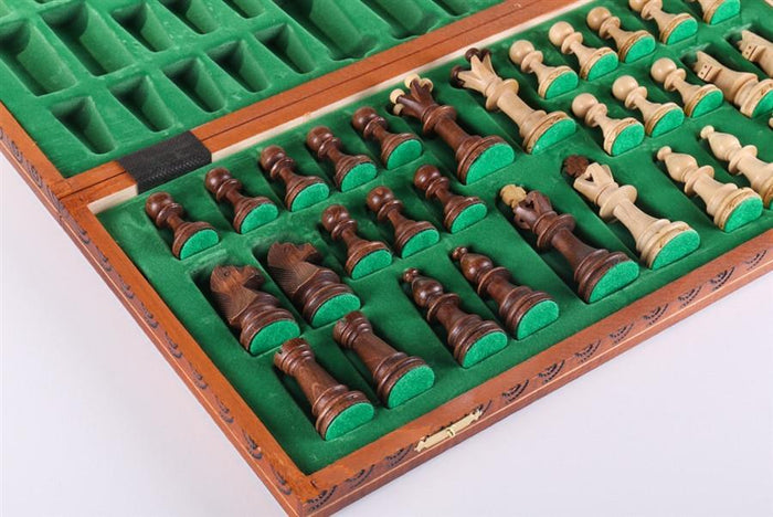 19" Consul Wooden Chess Set - Chess Set - Chess-House