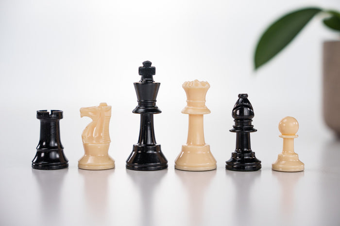 2 1/2" Analysis Size Plastic Chess Pieces - Piece - Chess-House