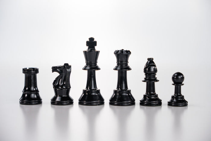 2 1/2" Analysis Size Plastic Chess Pieces - Piece - Chess-House