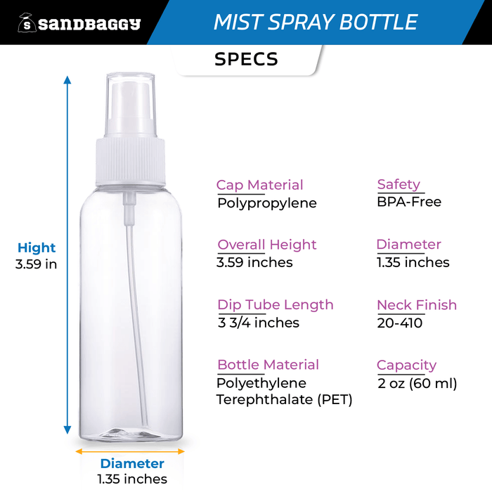 clear spray bottle