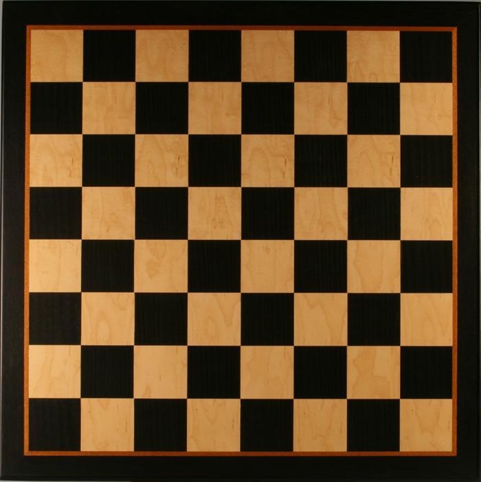 22" Black & Birdseye Maple Veneer Board - Board - Chess-House