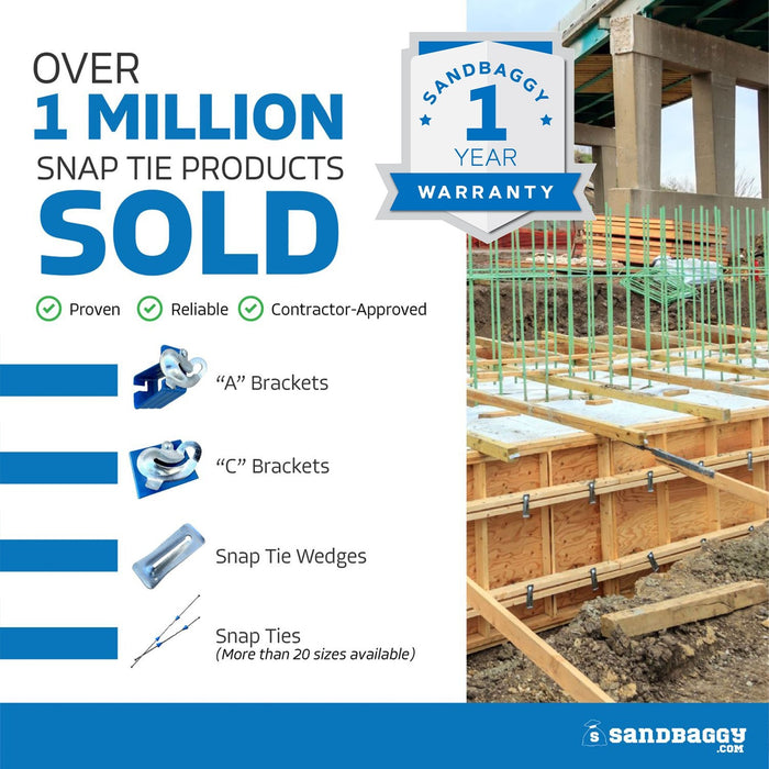 1Mil Snap Ties Sold