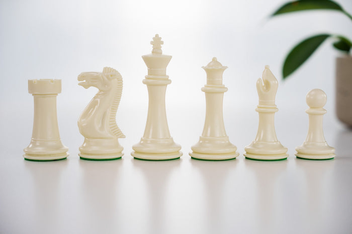 3 3/4" Executive Staunton II Chess Pieces, Black and White - Piece - Chess-House
