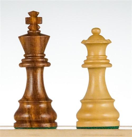 3 3/4" French Series Wood Chess Pieces - Acacia - Piece - Chess-House