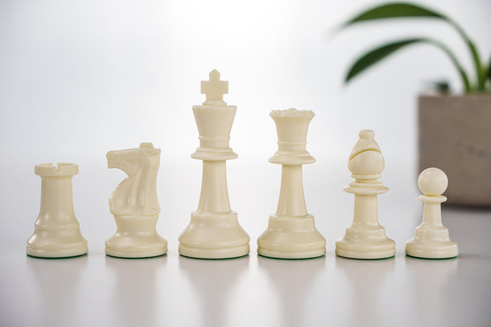 3 3/4" Heavy Club & Tournament Chess Pieces - Piece - Chess-House