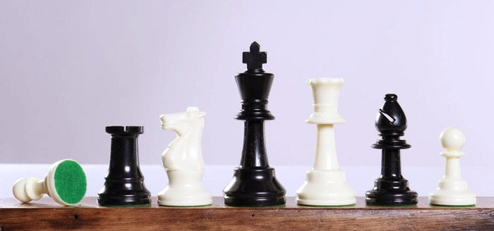 3 3/4" Heavy Club & Tournament Chess Pieces - Piece - Chess-House