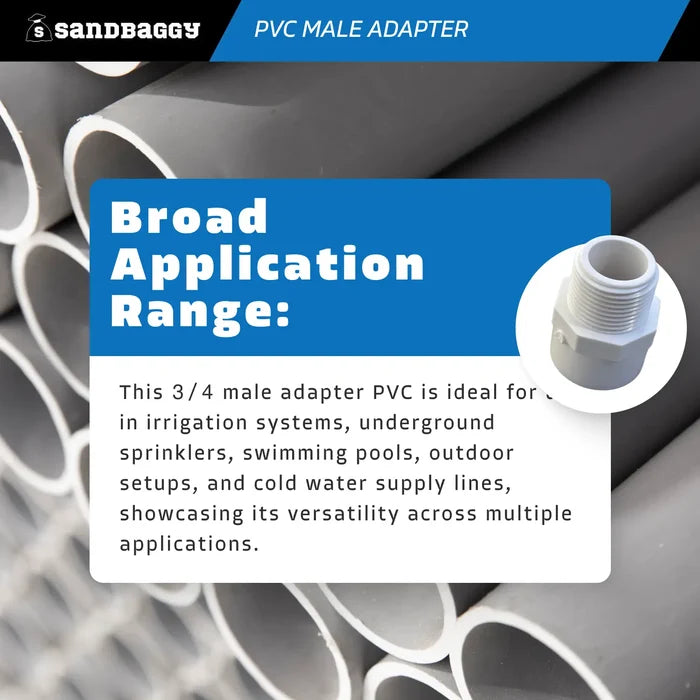 3/4 pvc male adapter
