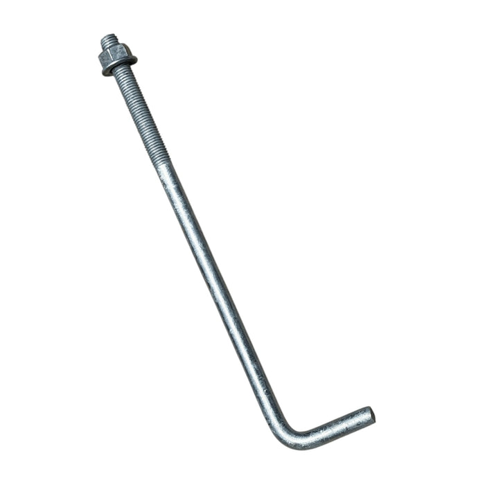 3/4" x 16" Galvanized Anchor L-Bolt with Nut & Washer