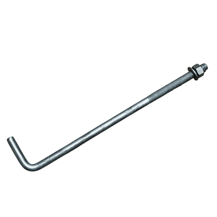 3/4" x 18" Galvanized Anchor L-Bolt with Nut & Washer