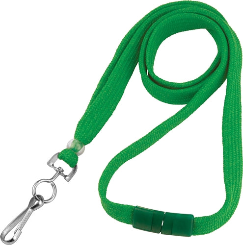 3/8" Polyester Lanyard with Breakaway and Swivel Hook, Qty = 100