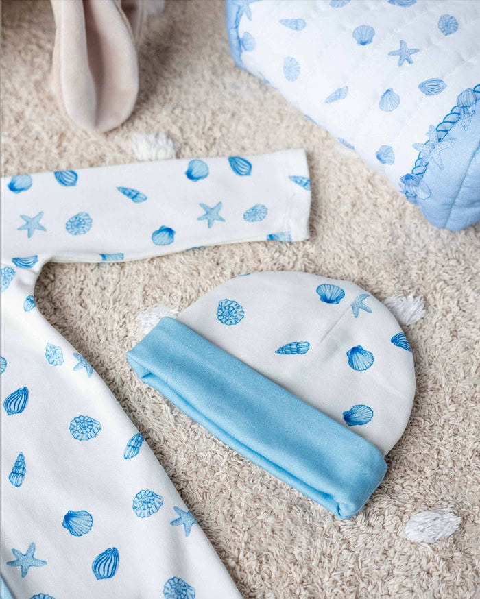 4-Piece Newborn Set - Seashells