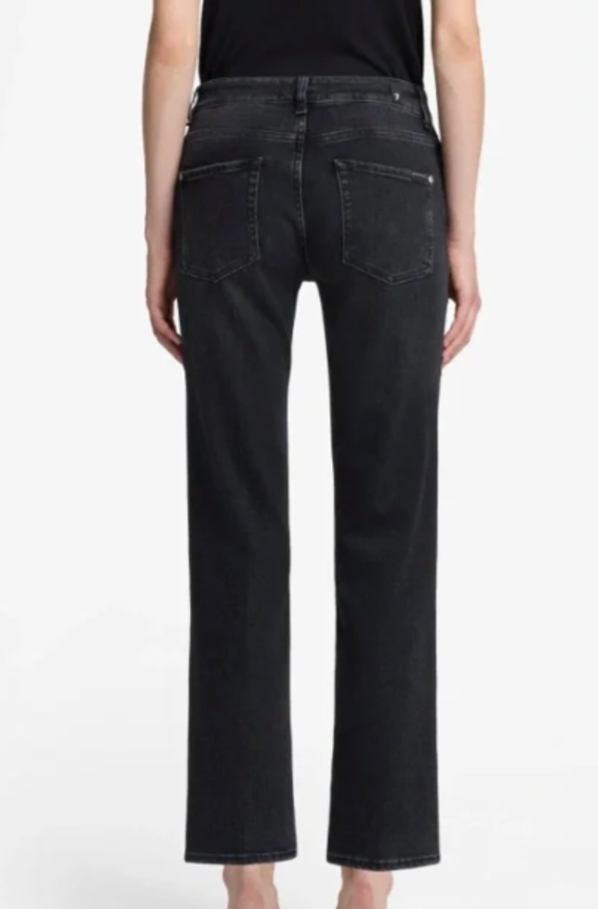 7 For All Mankind Calie Straight Ankle in Bottomline