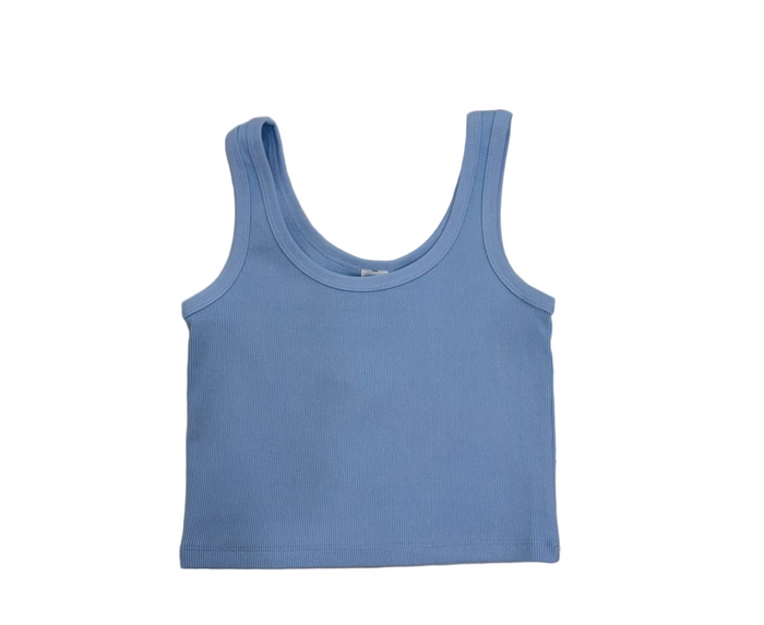 Robins Egg Heart Cut Tank