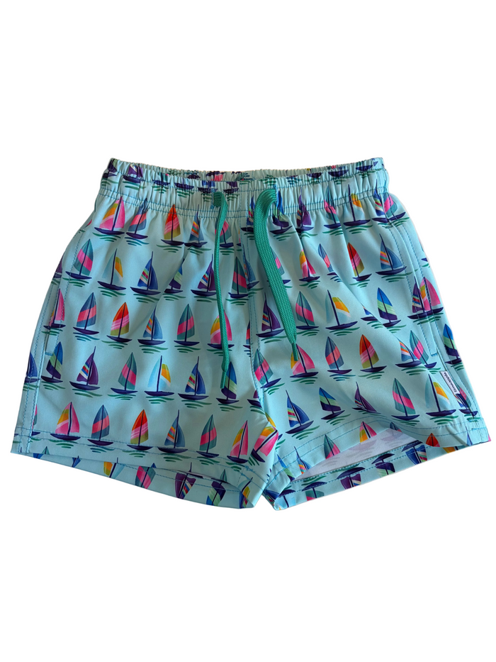 Sailboat Swim Trunks