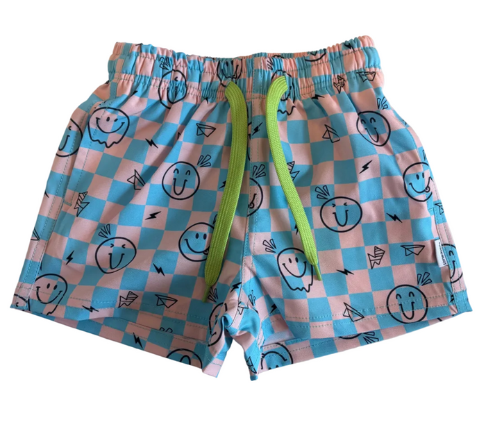 Smiley Swim Trunks