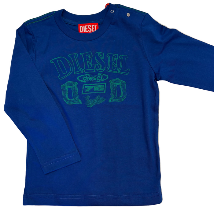 Diesel Long Sleeve Pullover Tee