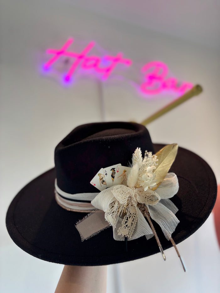 Women's Bespoke Western Hat - FROM OUR CUSTOM HAT BAR: READY TO SHIP