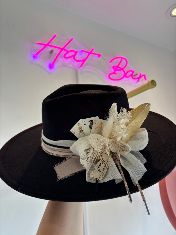 Women's Bespoke Western Hat - FROM OUR CUSTOM HAT BAR: READY TO SHIP