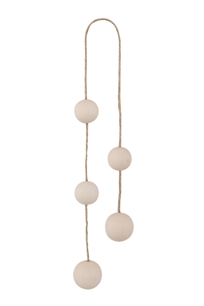 Aarikka Pom Pom Ornament White