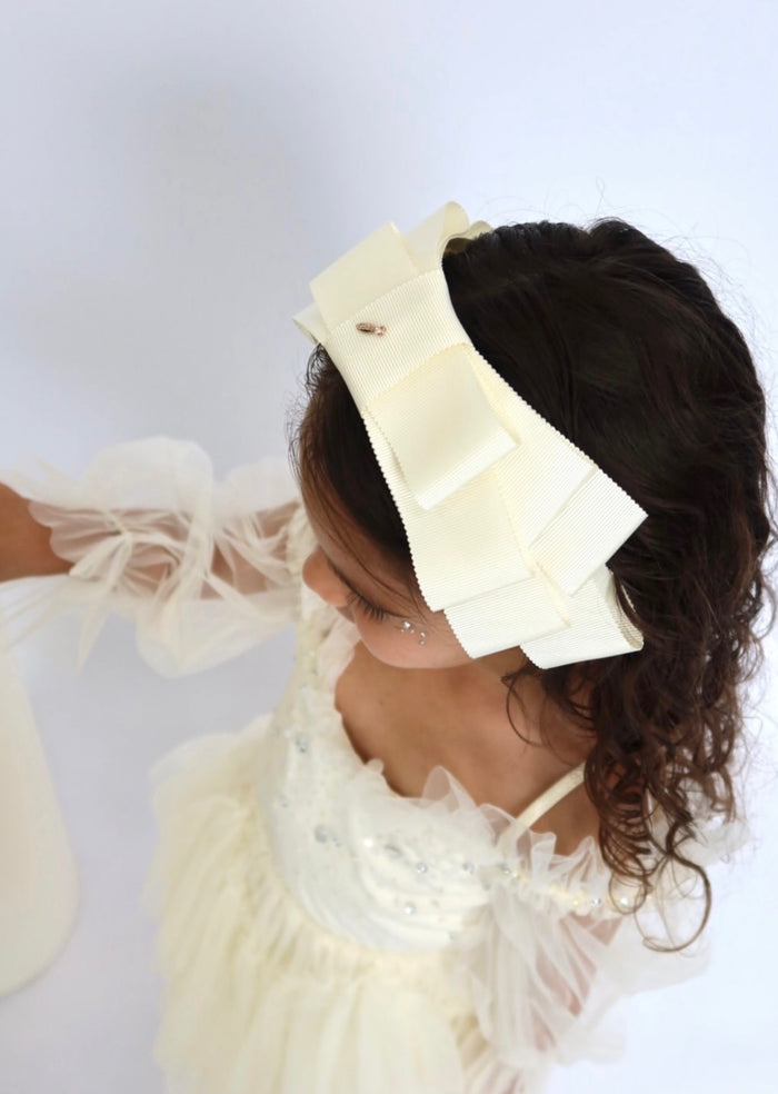 Abundant Bow Headband - Ivory