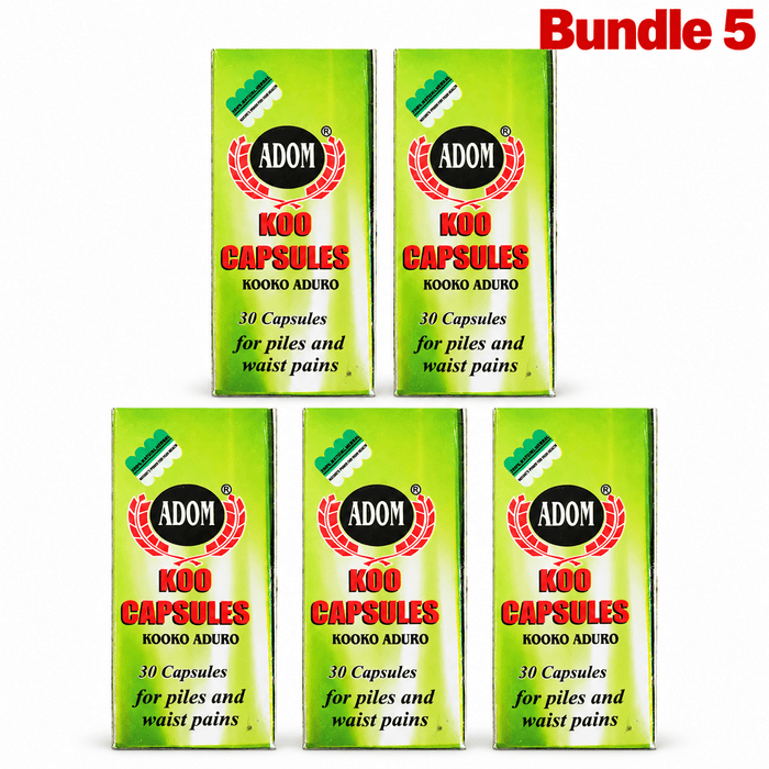 Adom Koo Capsules | Traditional Herbal Supplement - Yado African & Caribbean Market