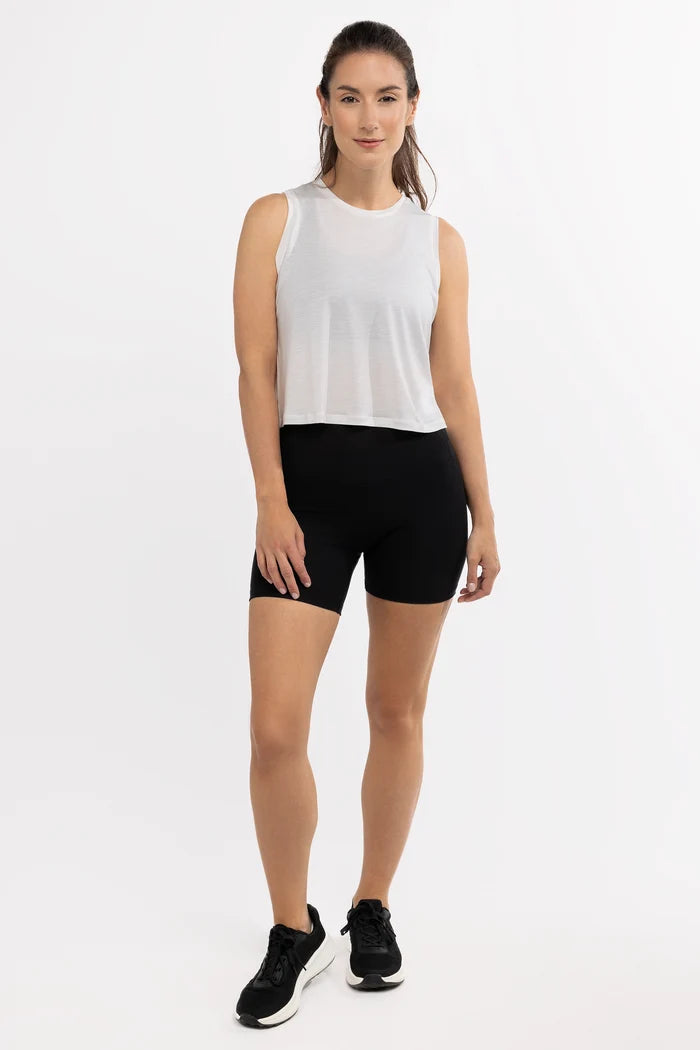 AER Relaxed Tencel Crop Top