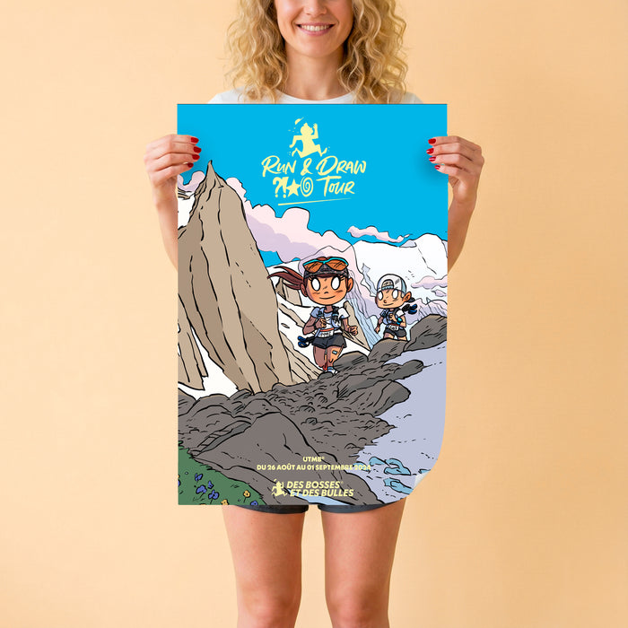 Affiche Des Bosses et Des Bulles n°11 – UTMB 2024