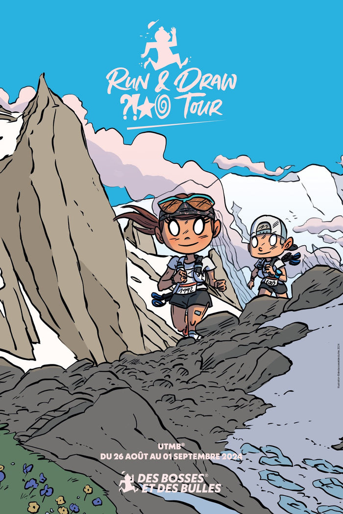 Affiche spéciale UTMB 2024 (Run & Draw 2024)