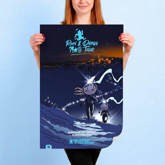 Affiche Des Bosses et Des Bulles n°13 – Saintélyon 2024