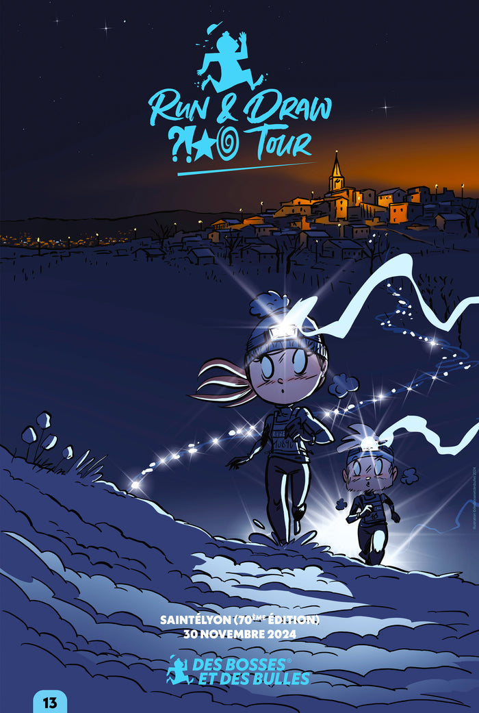 Affiche Des Bosses et Des Bulles n°13 – Saintélyon 2024