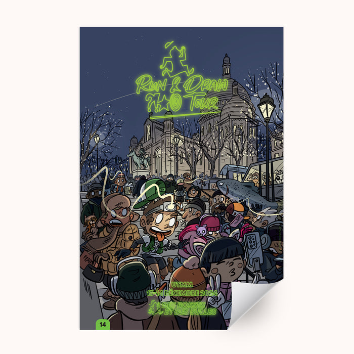 Affiche Des Bosses et Des Bulles n°14 – UTMM 2024