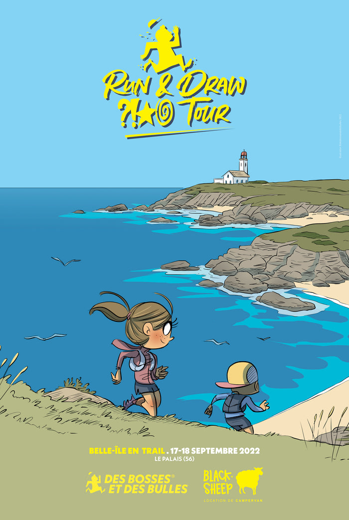 Affiche Des Bosses et Des Bulles n°5 – Belle-Île-en-Trail 2022
