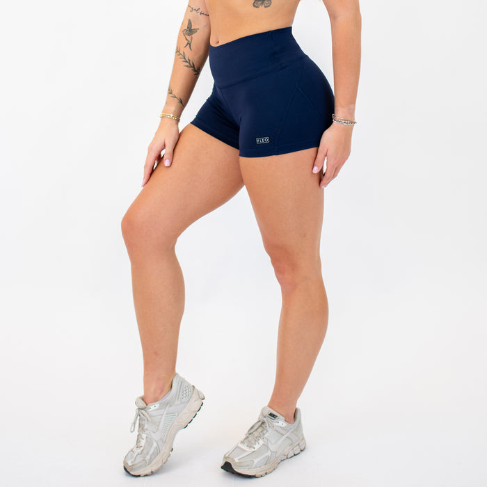 Classic Navy Apex Contour Short 3.25" - Mid Rise by FLEO - 2