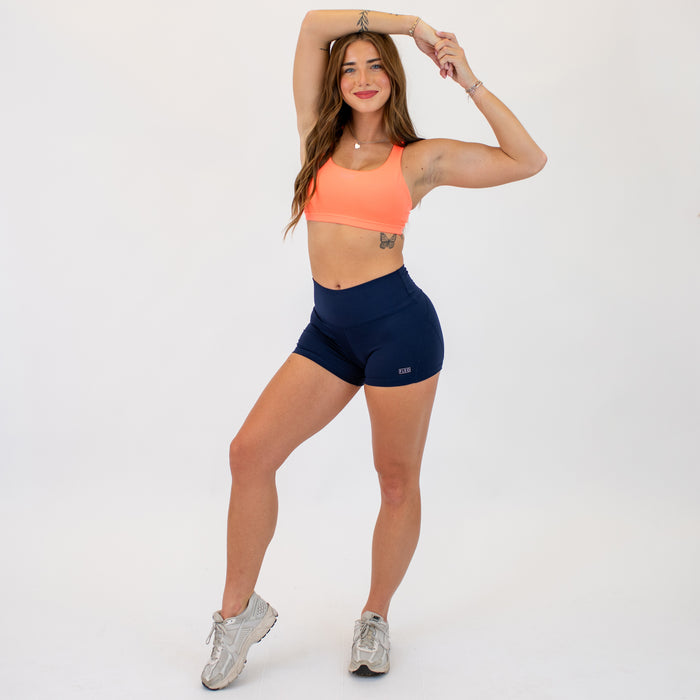 Classic Navy Apex Contour Short 3.25" - Mid Rise by FLEO - 3