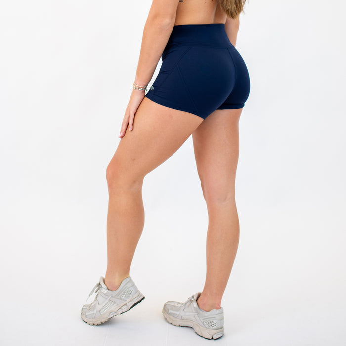 Classic Navy Apex Contour Short 3.25" - Mid Rise by FLEO - 5