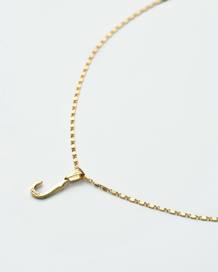 Arabic Initial Necklace - Gold