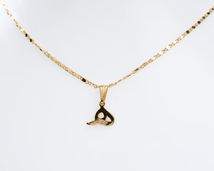 Arabic Initial Necklace - Gold