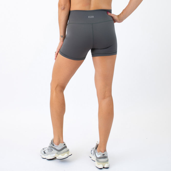 Shadow No Front Seam High Rise Spandex Shorts