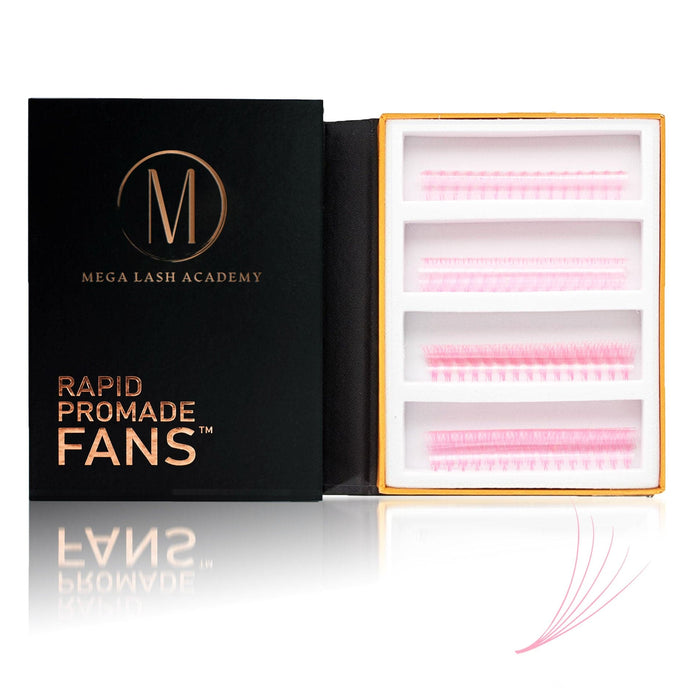 Baby Pink 5D Rapid Promade Fans - 600 Fans