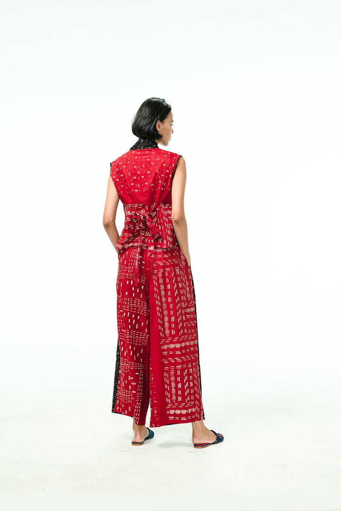 "Bambu" - Two Buttons Maxi Pants