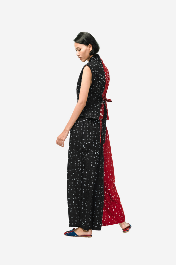 "Bambu" - Two Buttons Maxi Pants