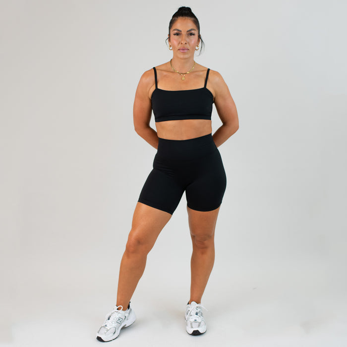 Bandeau Sports Bra - Black