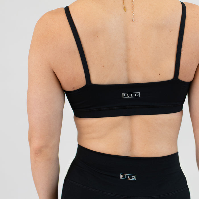 Bandeau Sports Bra - Black