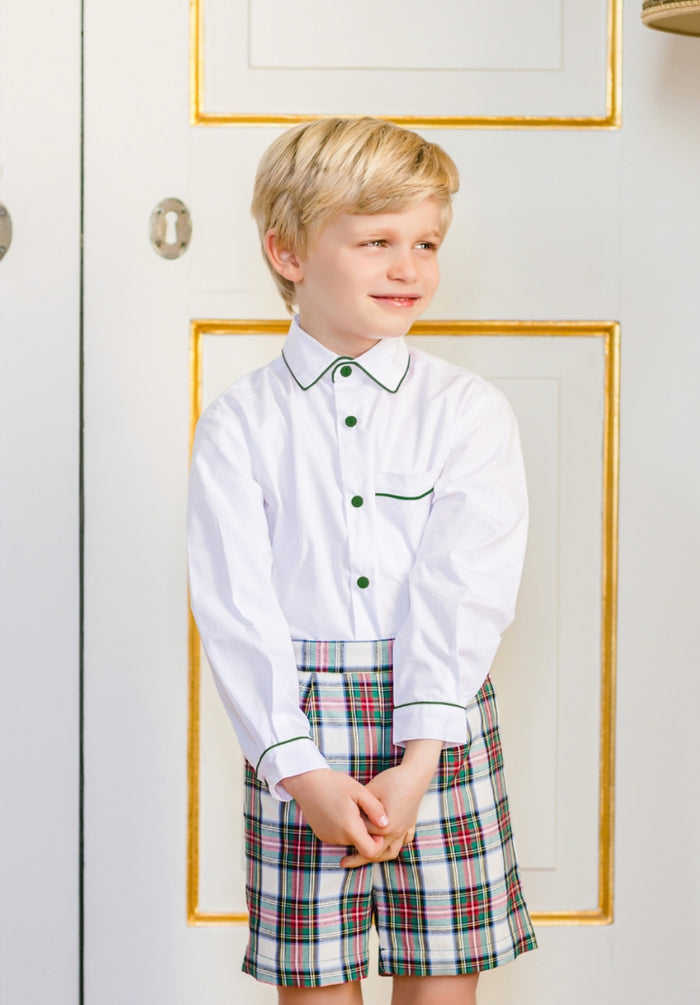 Bennet Mistletoe Boys 2-piece Tartan Set