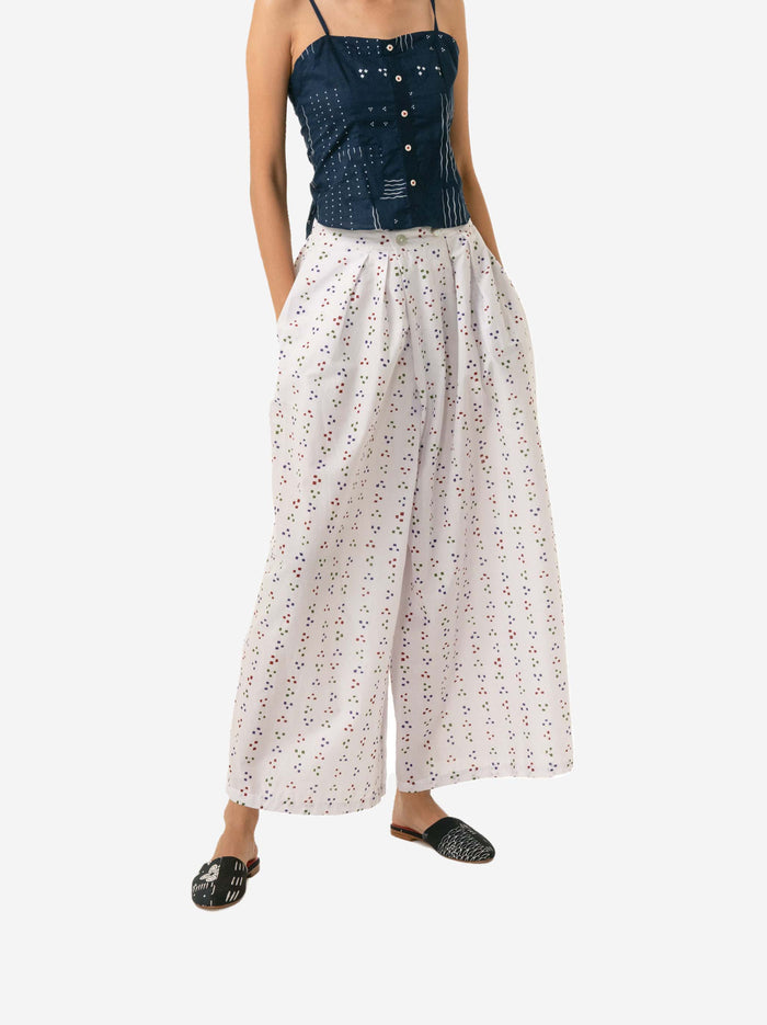 "Bija" - Two Buttons Maxi Pants