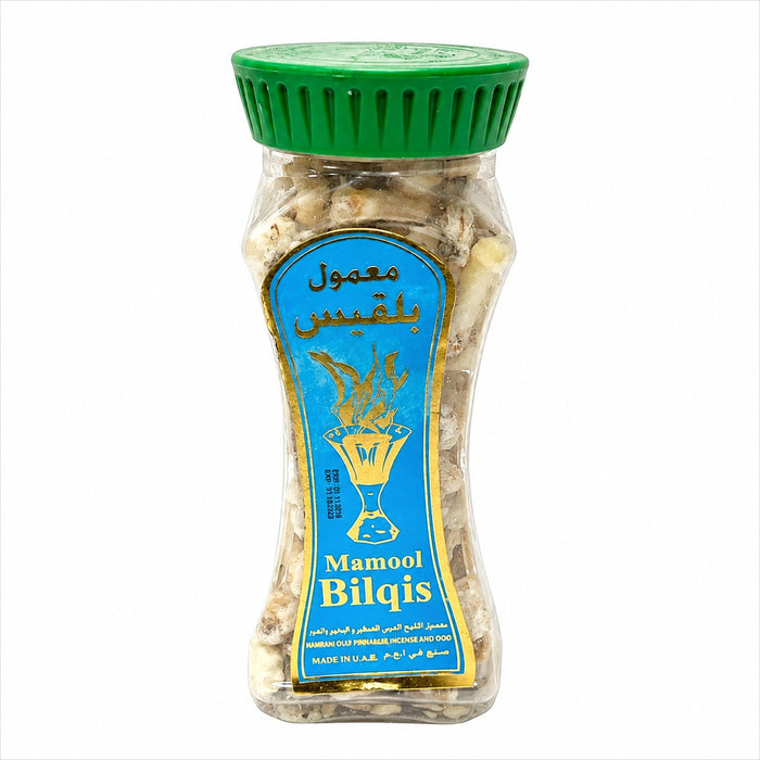 Bilqis Arabian Incense Mamool, premium scented incense with a rich, long-lasting fragrance, ideal for creating a warm, inviting atmosphere in your home or special occasions.