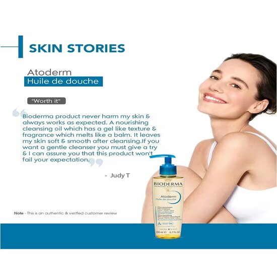 Bioderma Atoderm Huile De Douche Ultra Cleansing Oil,
