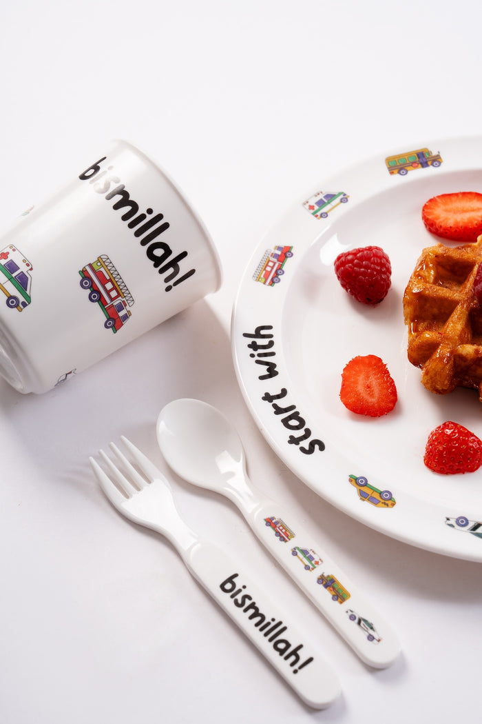 Bismillah Cars Plate Set
