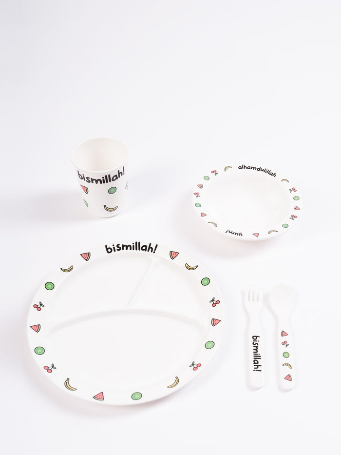 Bismillah Fruit Plate Set