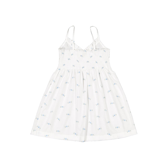 Blue Blossoms Girl Dress